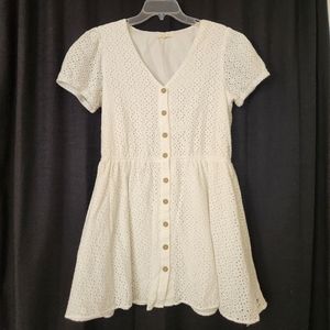 Copper Key eyelet dress